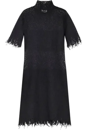 Alexander McQueen Damen, Kleider, Schwarzk, SGröße: