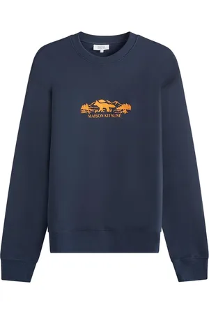 Maison Kitsuné Herren, Sweatshirts & Hoodies, Blau, MGröße: