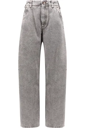 Brunello Cucinelli Damen, Jeans, Grau, MGröße: