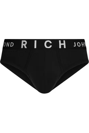 John Richmond Herren, Unterwäsche, Schwarzk, SGröße: