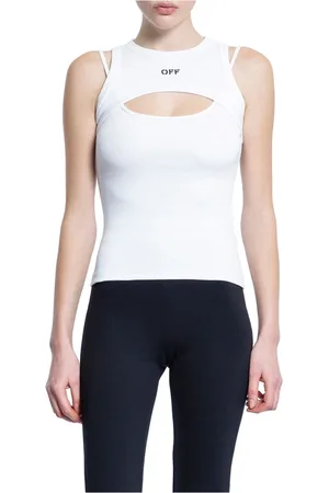 OFF-WHITE Damen, Oberteile, Weiß, SGröße: