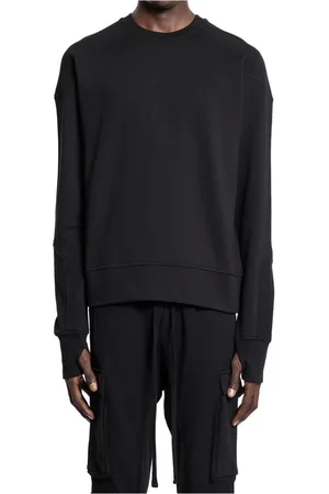THOM KROM Herren, Sweatshirts & Hoodies, Schwarzk, LGröße: