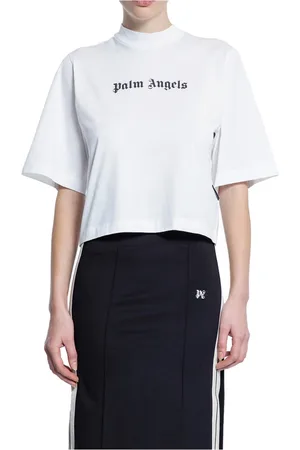Palm Angels Damen, Oberteile, Weiß, MGröße: