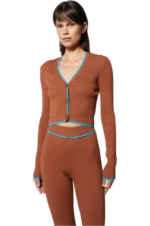 Silvian Heach Damen, Strickwaren, Braun, SGröße: