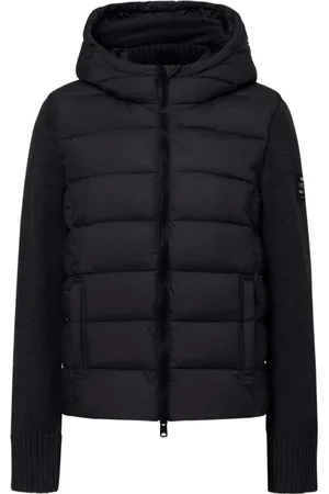 ECOALF Damen, Jacken, Schwarzk, LGröße: