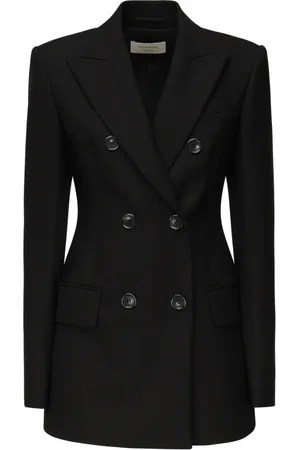 Sportmax Damen, Jacken, Schwarzk, SGröße: