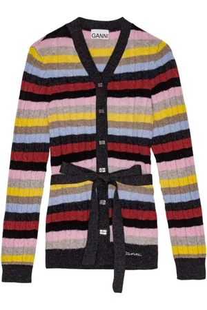 Ganni Damen, Strickwaren, Mehrfarbig, MGröße:
