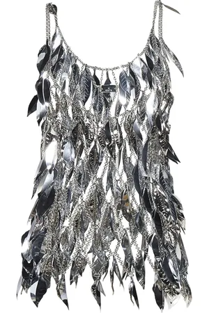 Paco rabanne Damen, Oberteile, Grau, SGröße: