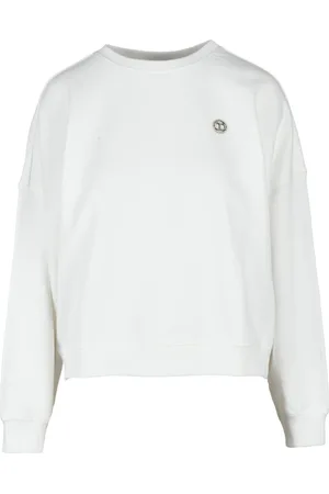 Twin-Set Damen, Sweatshirts & Hoodies, Weiß, SGröße: