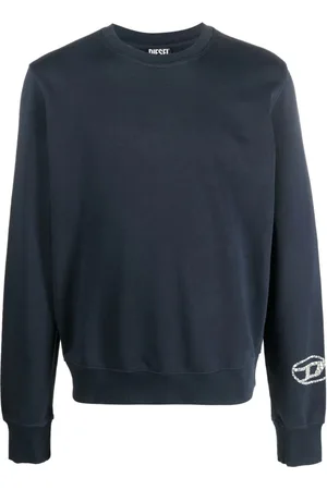 Diesel Herren, Sweatshirts & Hoodies, Blau, SGröße: