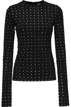 Sportmax Damen, Oberteile, Schwarzk, SGröße: