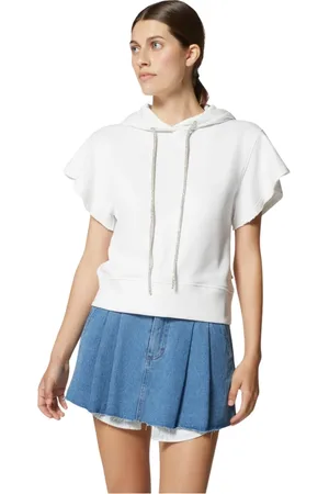 Silvian Heach Damen, Sweatshirts & Hoodies, Weiß, SGröße: