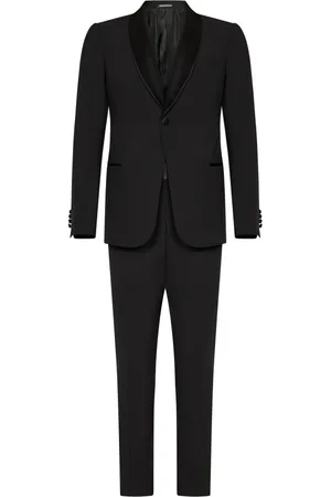 Emporio Armani Herren, Anzüge, Schwarzk, XLGröße: