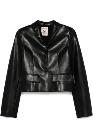 SEMICOUTURE Damen, Jacken, Schwarzk, LGröße: