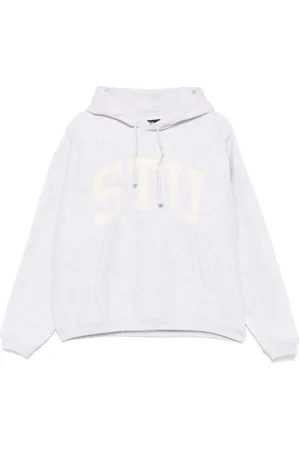 STUSSY Herren, Sweatshirts & Hoodies, Grau, LGröße: