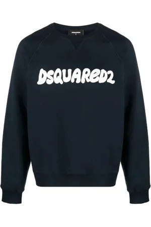 Dsquared2 Herren, Sweatshirts & Hoodies, Blau, MGröße: