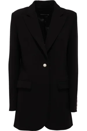 ERMANNO SCERVINO Damen, Jacken, Schwarzk, MGröße: