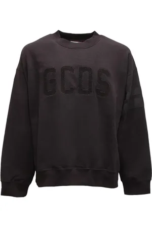 GCDS Herren, Sweatshirts & Hoodies, Schwarzk, LGröße: