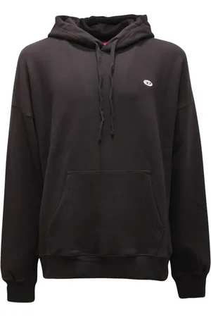 Diesel Herren, Sweatshirts & Hoodies, Schwarzk, MGröße: