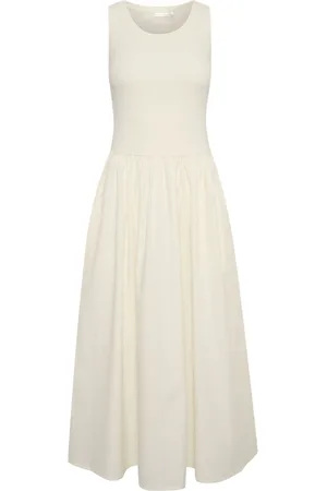 INWEAR Damen, Kleider, Weiß, LGröße: