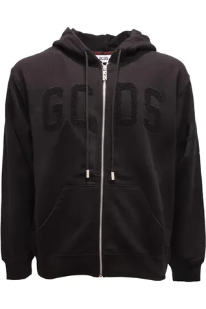 GCDS Herren, Sweatshirts & Hoodies, Schwarzk, SGröße: