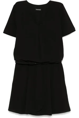 Emporio Armani Damen, Kleider, Schwarzk, SGröße: