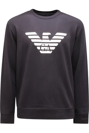 Emporio Armani Herren, Sweatshirts & Hoodies, Blau, MGröße: