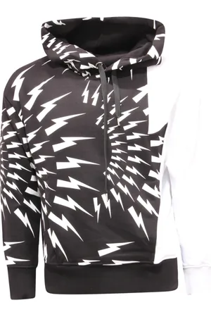 Neil Barrett Herren, Sweatshirts & Hoodies, Schwarzk, 2XSGröße: