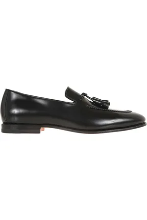 santoni Herren, Schuhe, Schwarzk, 40 1/2 EUGröße: