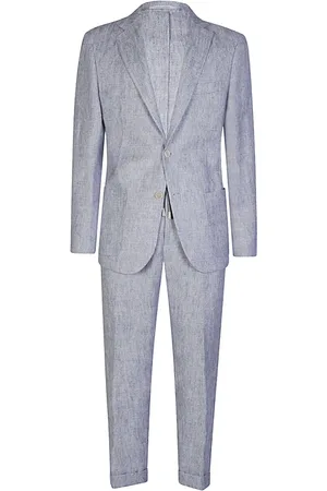 ELEVENTY Herren, Anzüge, Blau, 3XLGröße: