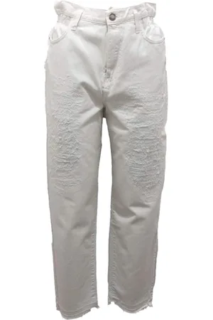 Pinko Damen, Jeans, Weiß, W28Größe: