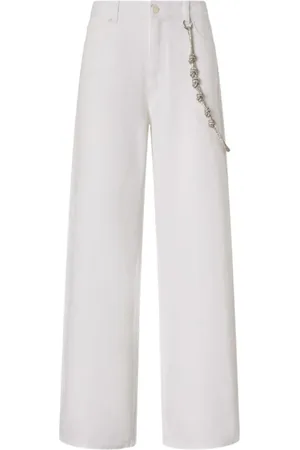 Pinko Damen, Jeans, Weiß, W29Größe: