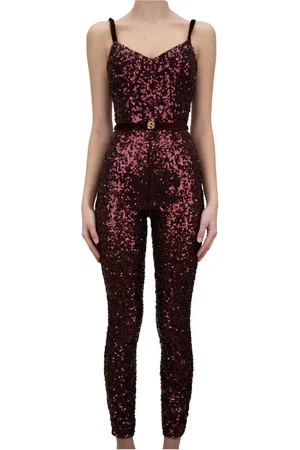 Elisabetta Franchi Damen, Jumpsuits & Playsuits, Lila, XSGröße: