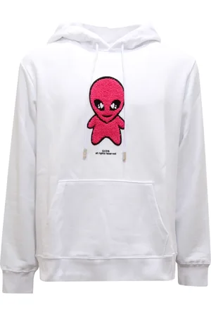 GCDS Herren, Sweatshirts & Hoodies, Weiß, SGröße: