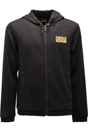 Emporio Armani Herren, Sweatshirts & Hoodies, Schwarzk, LGröße: