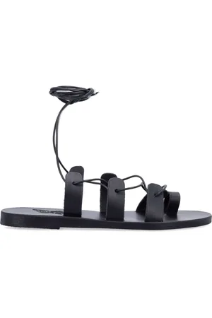 Ancient Greek Sandals Damen, Schuhe, Schwarzk, 38 EUGröße: