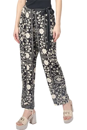 Manila Grace Damen, Hosen, Schwarzk, MGröße: