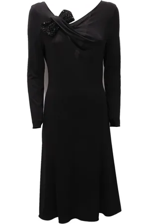 Emporio Armani Damen, Kleider, Schwarzk, SGröße: