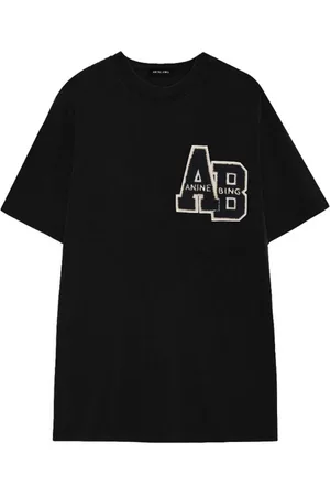 ANINE BING Damen, Oberteile, Schwarzk, SGröße: