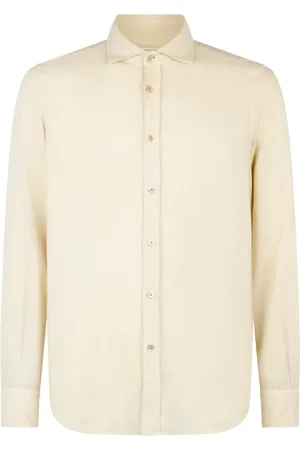 Boglioli Herren, Shirts, Weiß, MGröße: