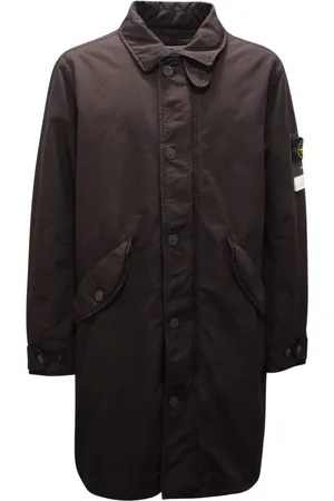 Stone Island Herren, Mäntel, Schwarzk, 2XLGröße: