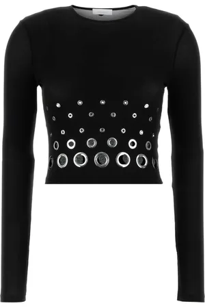 Paco rabanne Damen, Oberteile, Schwarzk, XSGröße: