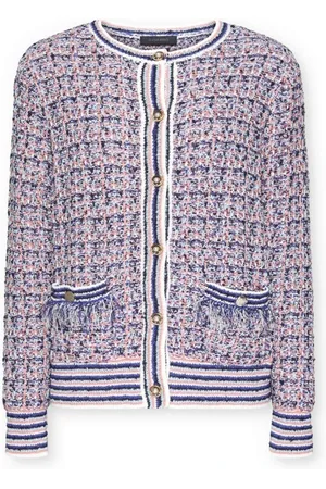 Elena Miro Damen, Strickwaren, Mehrfarbig, 2XLGröße:
