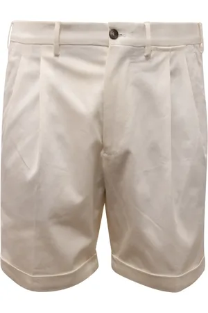 Biagio Santaniello Herren, Shorts, Weiß, SGröße: