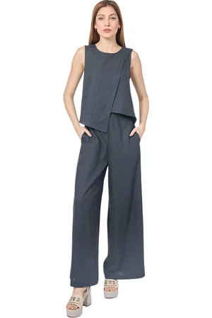 Alessia Santi Damen, Jumpsuits & Playsuits, Grau, LGröße: