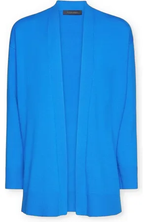 Elena Miro Damen, Strickwaren, Blau, 2XLGröße: