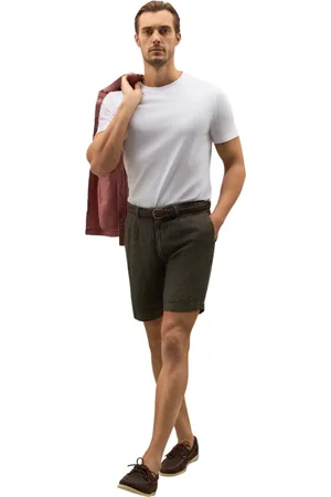 Boglioli Herren, Shorts, Grün, SGröße: