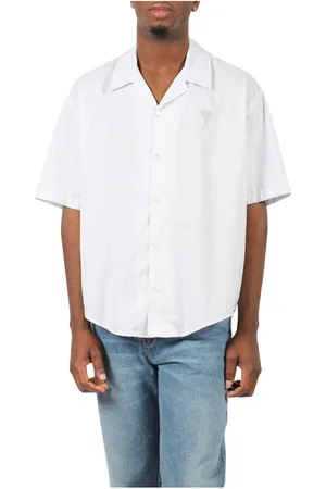 Ami Herren, Shirts, Weiß, MGröße: