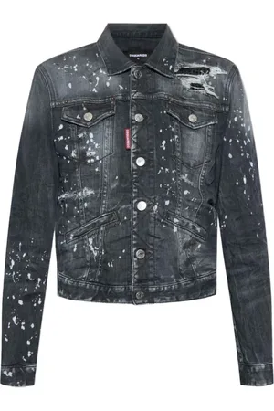 Dsquared2 Damen, Jacken, Schwarzk, 2XSGröße: