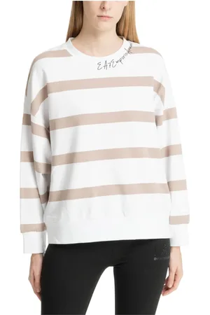 EA7 Damen, Sweatshirts & Hoodies, Weiß, SGröße: